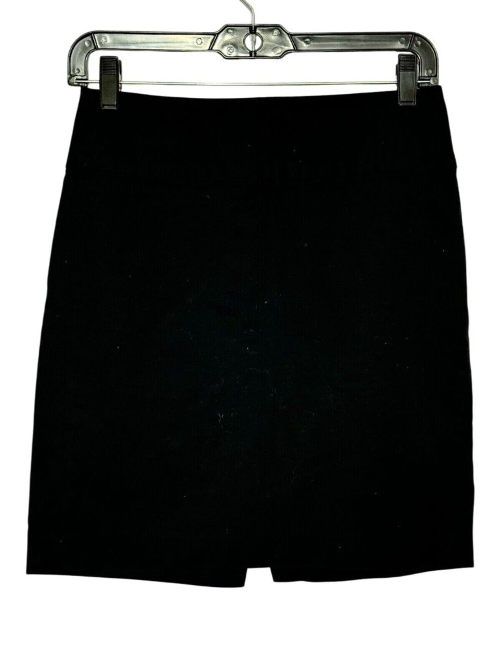 Banana Republic Black Pencil Skirt Size 2 Cotton Blend